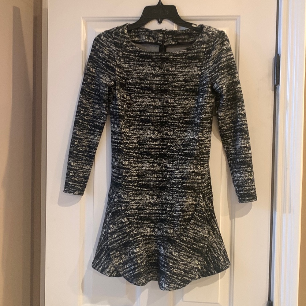 Banana Republic Patterned Long Sleeve Dress